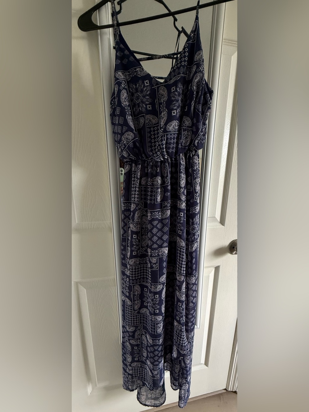Wildfox Navy and White Bandana Print Kids Dress